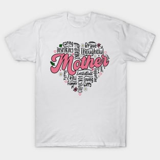 Mom Heart, Mothers Day, Grandma Mothers, Happy Mothers Day, Blessed Mom, Mom Life T-Shirt